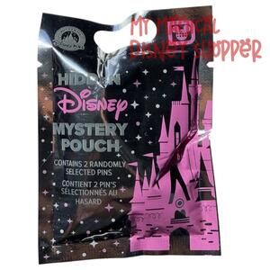 2025 Walt Disney World Hidden Pink Castle Mickey Mystery Pouch Wave B